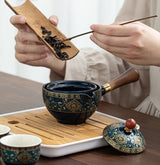 Gradient Ceramic Travel Tea Set