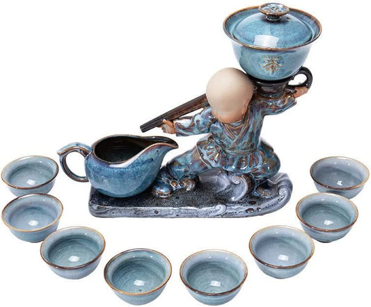 RORA Lazy Kungfu Ceramic Tea Set